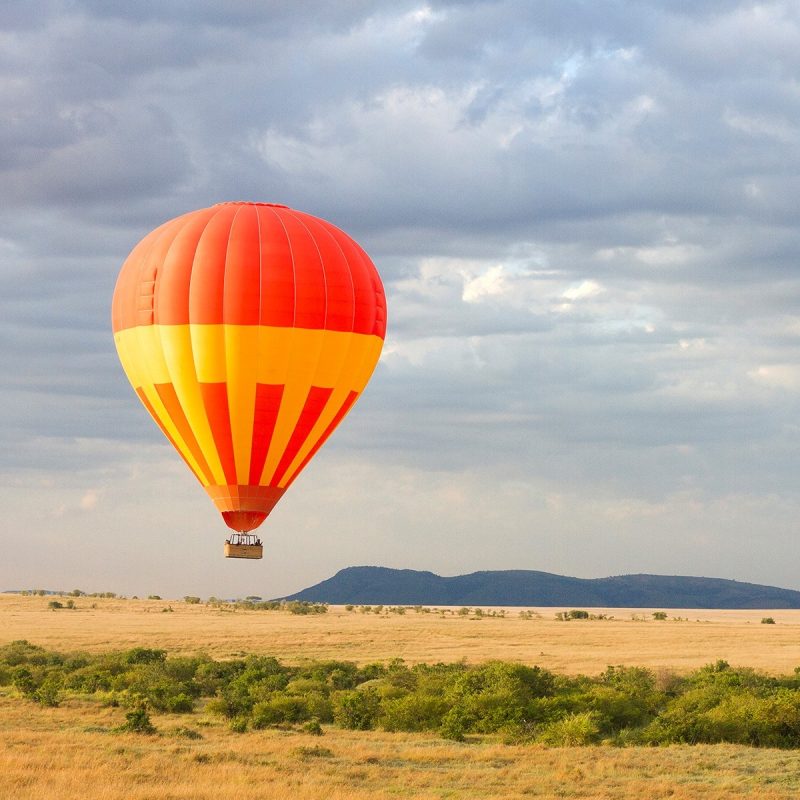 Design your own options. A hot-air balloon flight