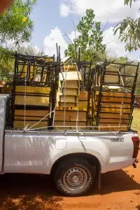 Delivery of lockers to Kanyonga Primary School